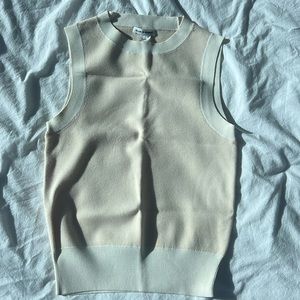 Club monaco cream tank top - size - new